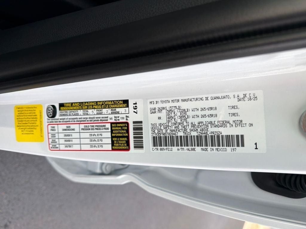 2025 Toyota Tacoma TRD Sport