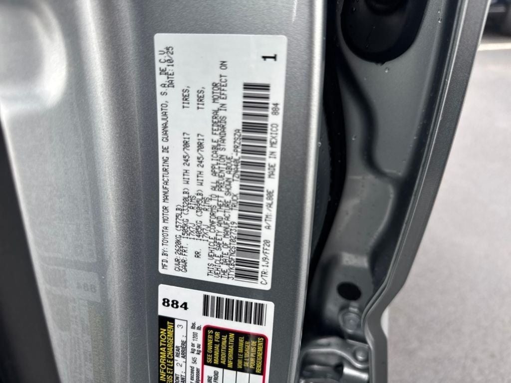 2025 Toyota Tacoma SR5