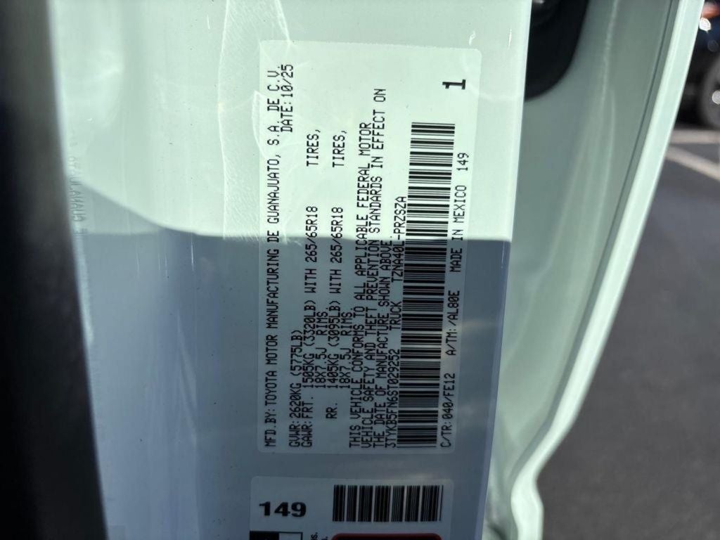 2025 Toyota Tacoma TRD Sport