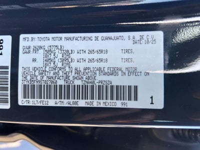 2025 Toyota Tacoma TRD Sport