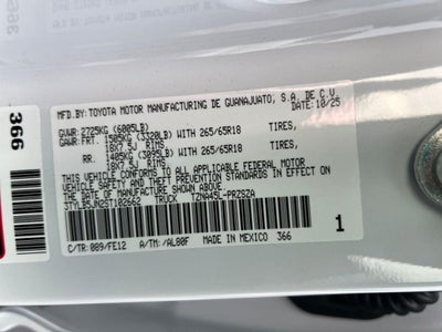 2025 Toyota Tacoma TRD Sport