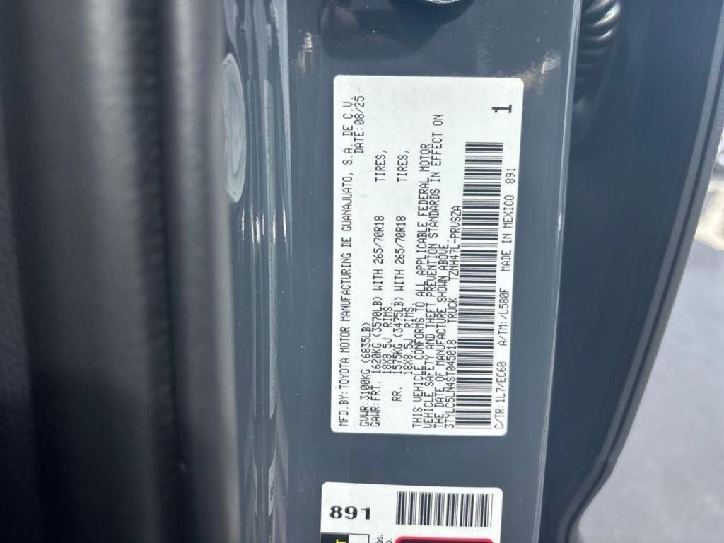 2025 Toyota Tacoma i-FORCE MAX Trailhunter