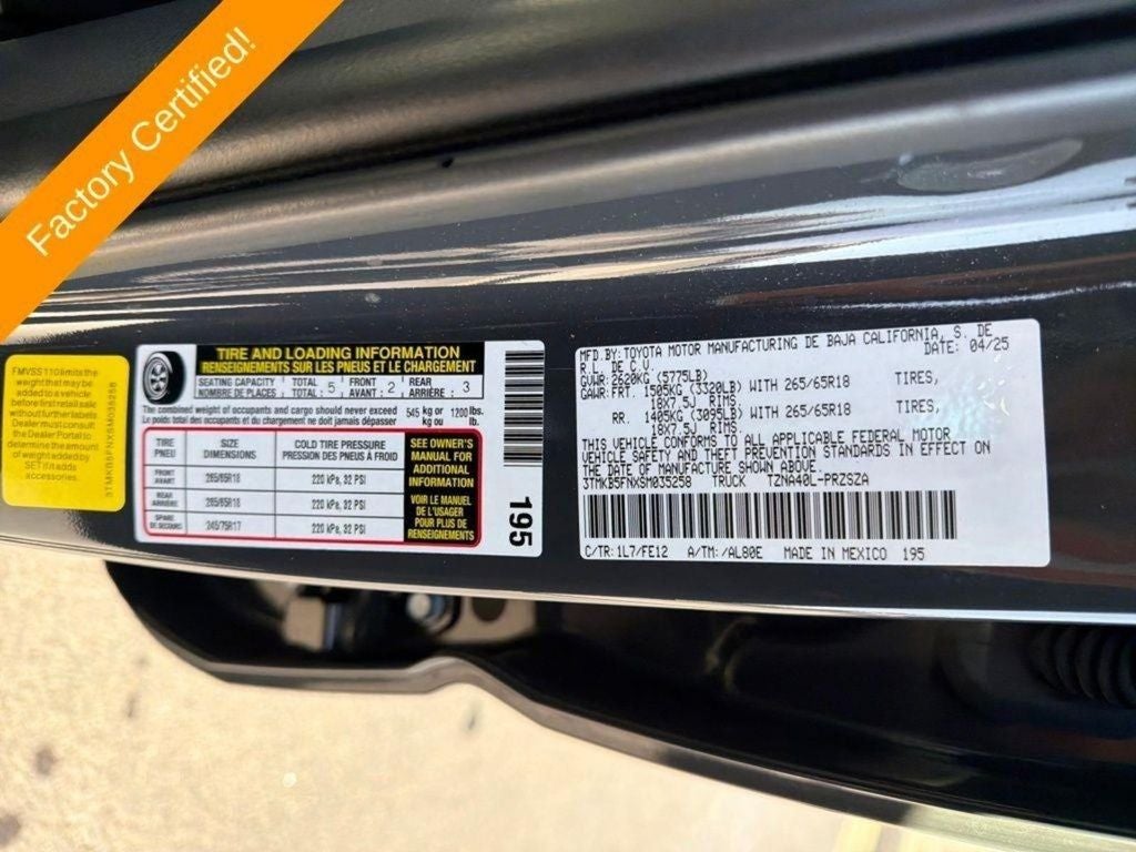 2025 Toyota Tacoma TRD Sport