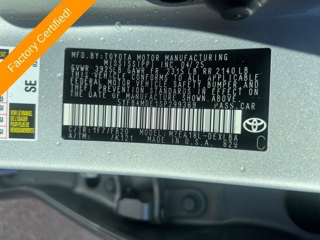 2025 Toyota Corolla LE