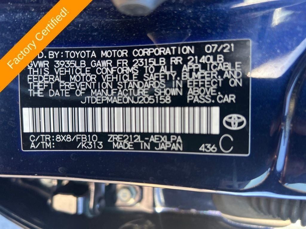 2022 Toyota Corolla LE