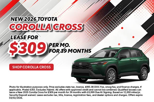 NEW 2026 TOYOTA COROLLA CROSS