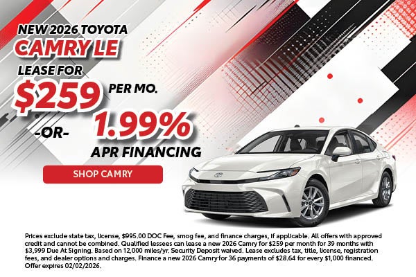 NEW 2026 TOYOTA CAMRY