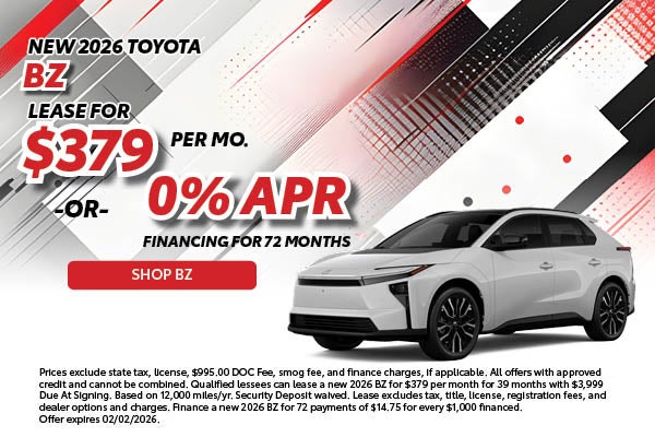 NEW 2026 TOYOTA BZ