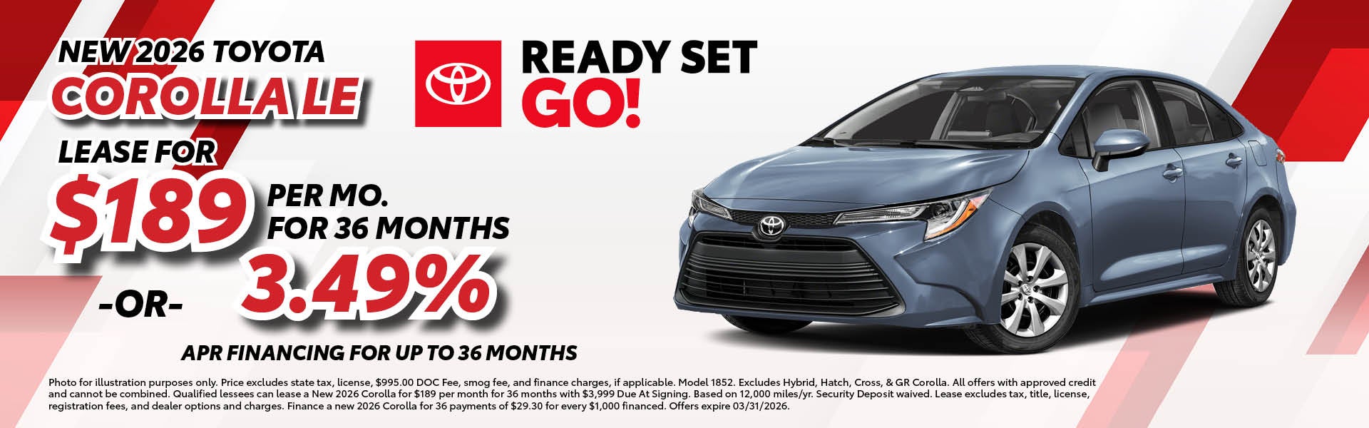 NEW 2026 TOYOTA COROLLA