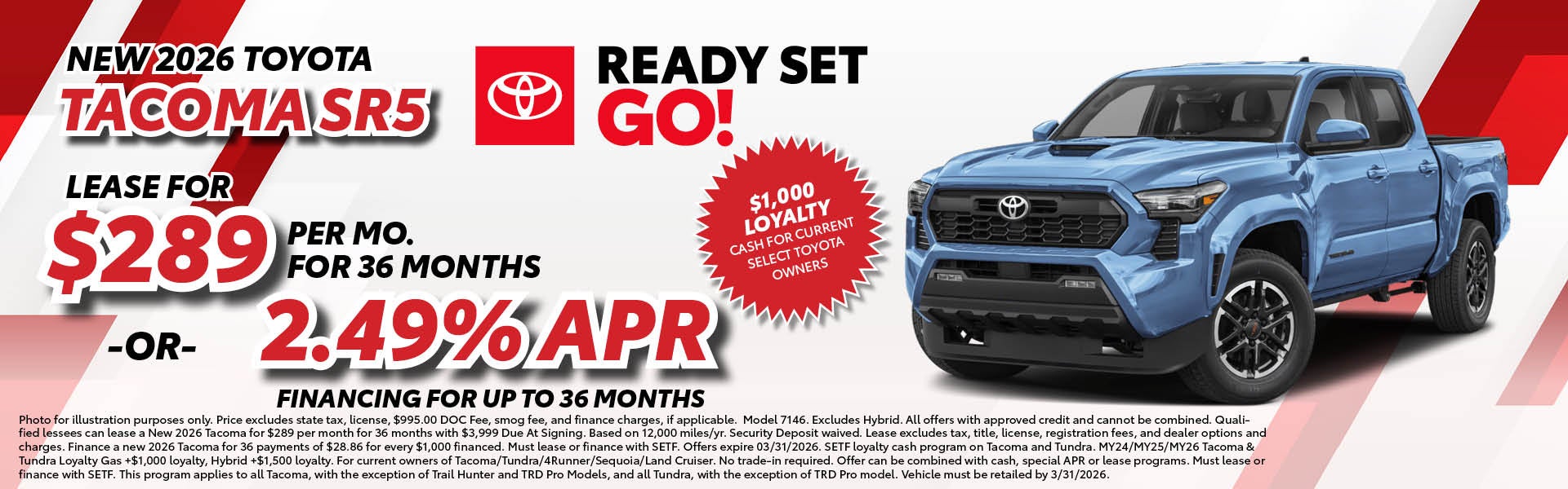 NEW 2026 TOYOTA TACOMA